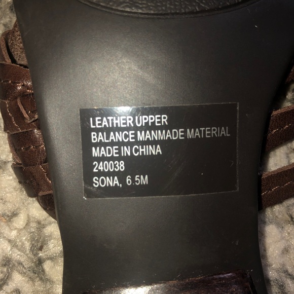 Brown Etienne Aigner Ester Sandals 6.5 - Picture 7 of 10